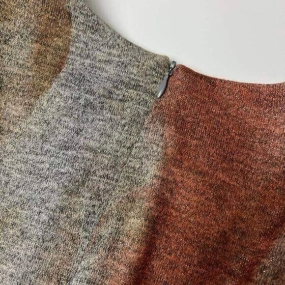 SARA & Co Bronze Rust Glitter Top Size 12 - Picture 5 of 7